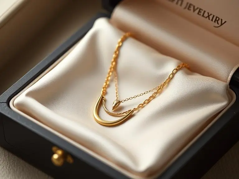 Gold Layered Pendant Necklace