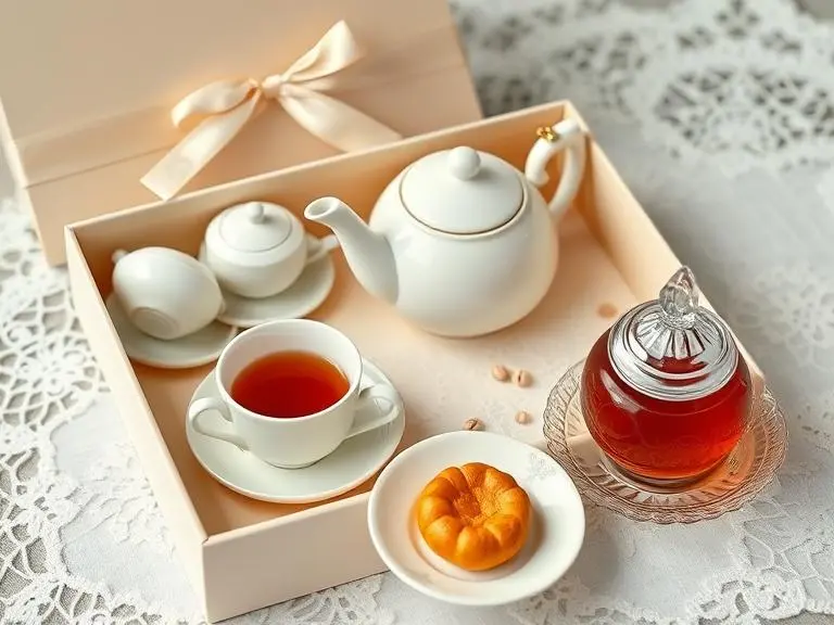 Ivory Look Porcelain Teacup Set