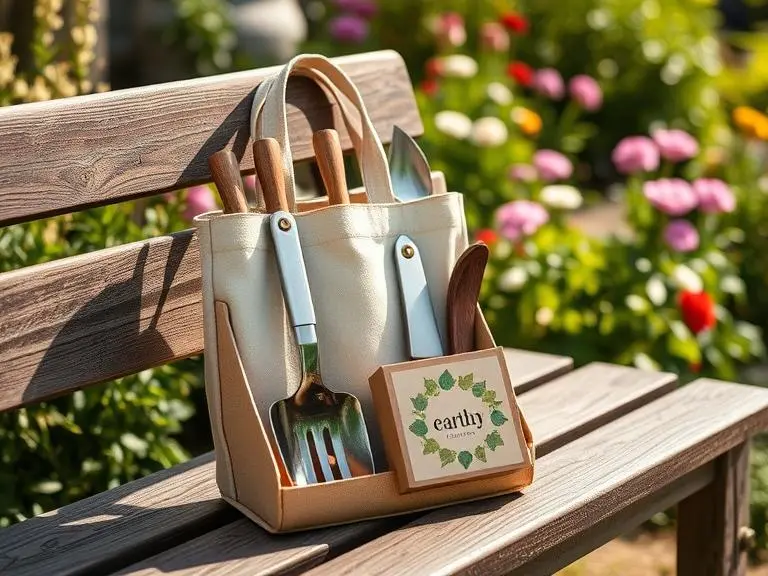 Gardening Tool Set with Tote
