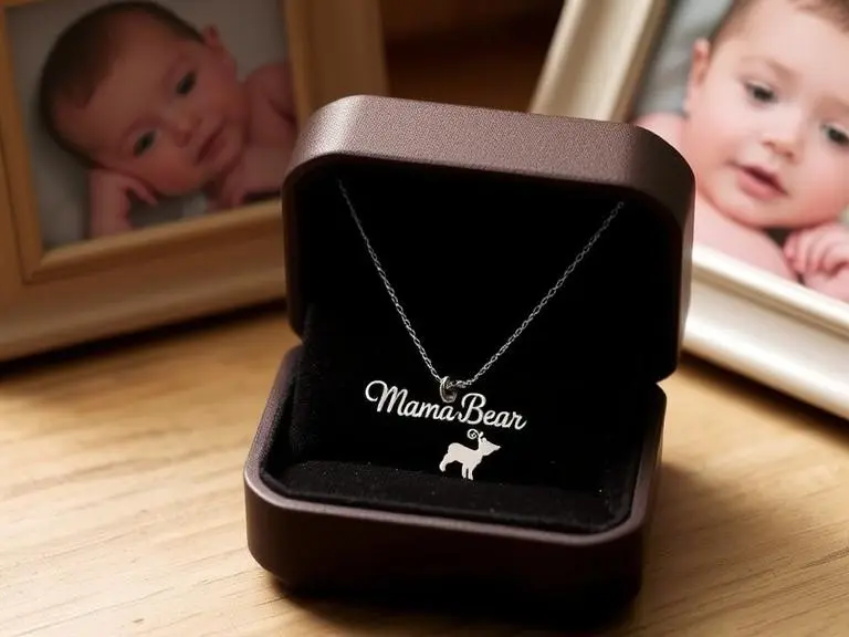 'Mama Bear' Engraved Necklace