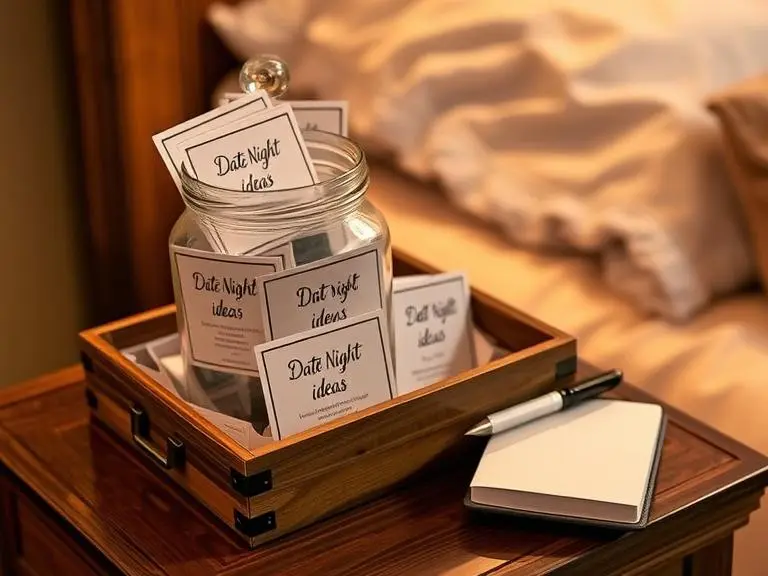 Date Night Idea Cards Jar