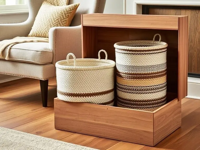 Cotton Woven Storage Baskets Set