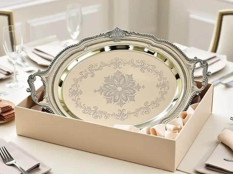 Silver-Plated Serving Tray