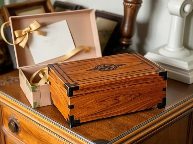 Wooden Keepsake Box
