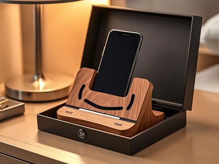 Wooden Phone Docking Station