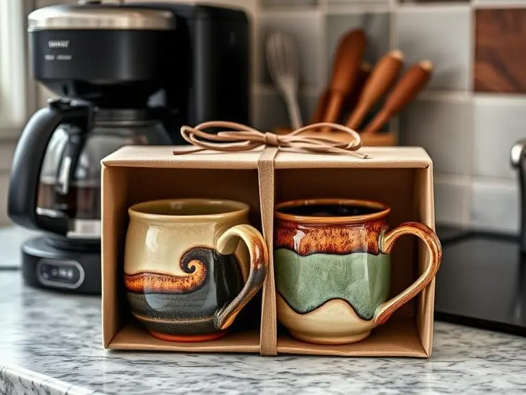 Artisanal Pottery Mugs Set