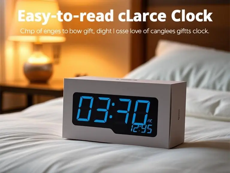 Large Print Digital Clock for easy reading