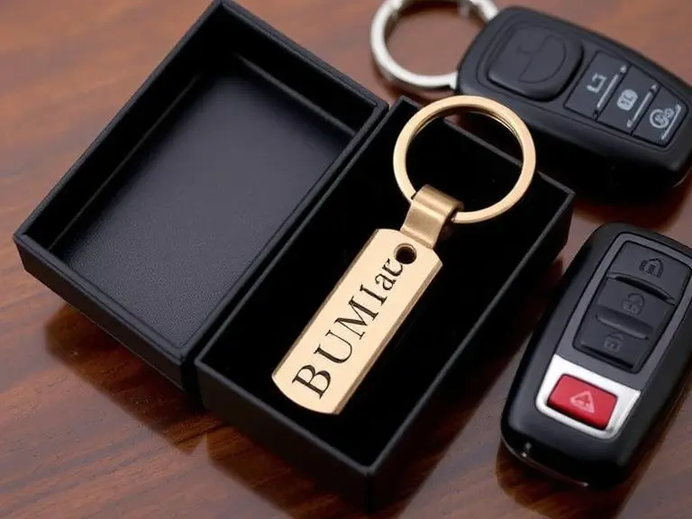 Personalized Bronze Keychain