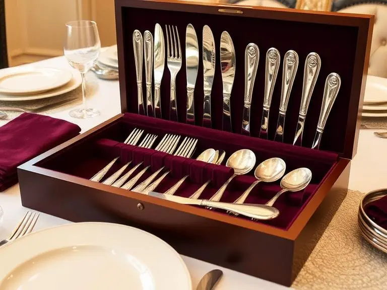 Luxury Silverware Cutlery Set