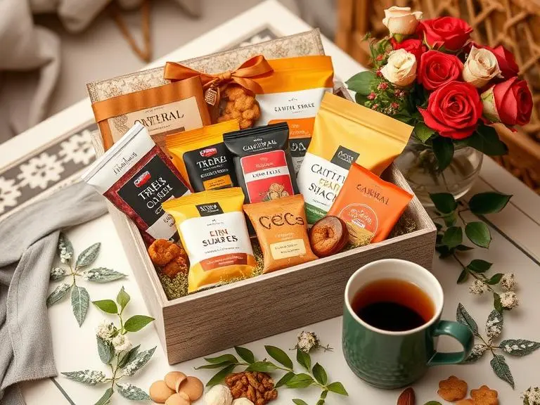 Gourmet Tea & Snack Selection Box