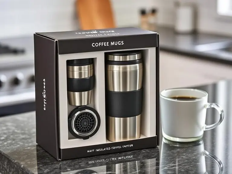 Insulated Travel Coffee Mug & Infuser