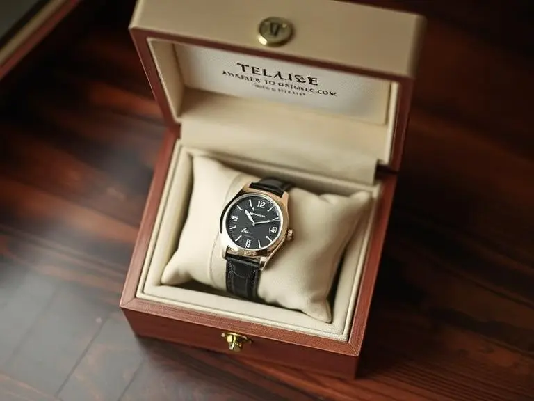 Classic Engraved Wristwatch