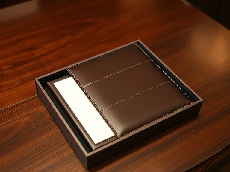 Professional Leather Portfolio Folder