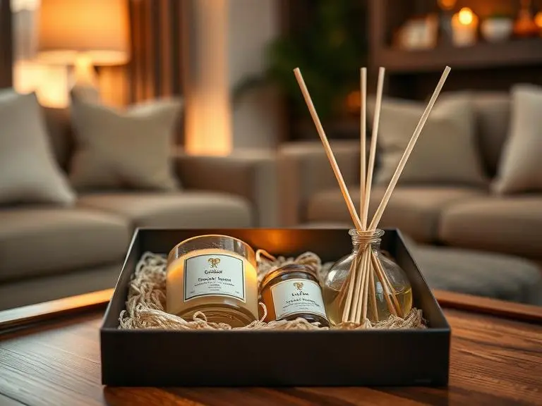 Scented Candle & Diffuser Gift Box - relaxing present