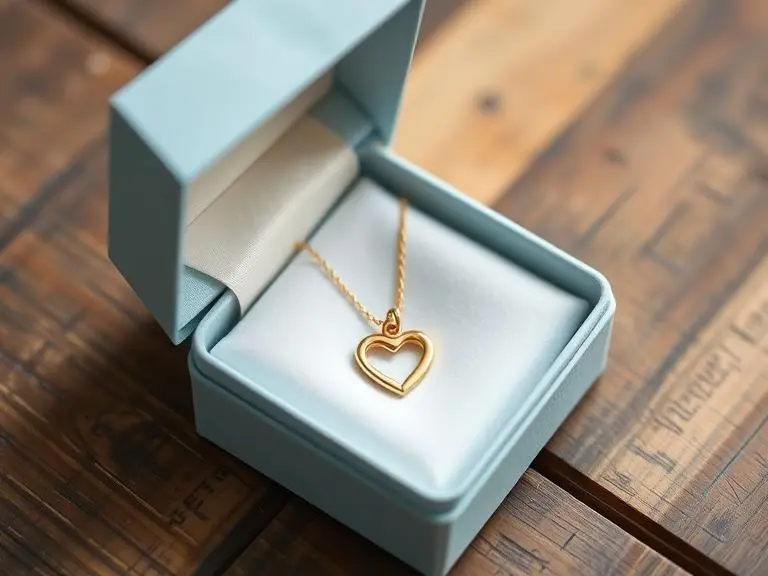 Dainty Bridesmaid Heart Necklace Pendant