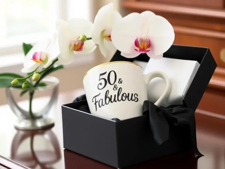 Personalized 50th Birthday Coffee Mug