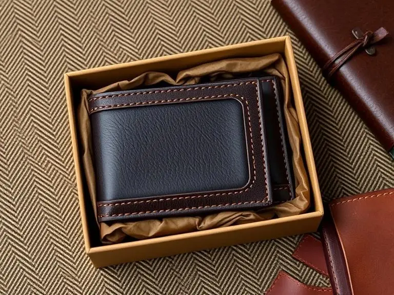 Genuine Leather Bifold Wallet