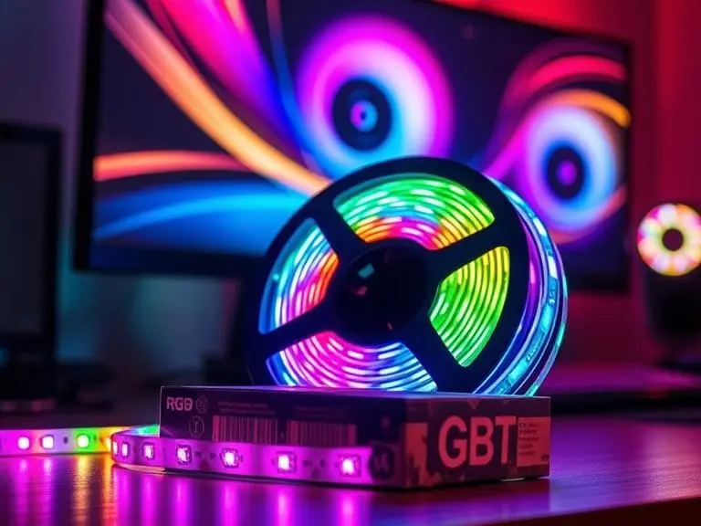 RGB LED Strip Lights with Remote