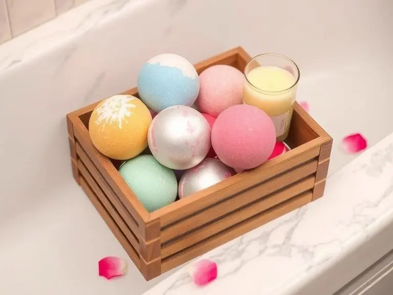 Relaxing Lavender Bath Bomb Candle Set