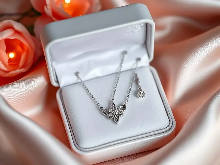 Sterling Silver Pearl Pendant Set