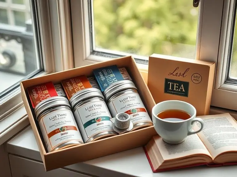 Exotic Loose Leaf Tea Gift Set with Infuser