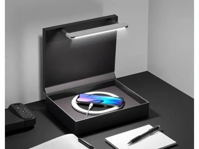 LED Desk Lamp with Wireless Charging Pad