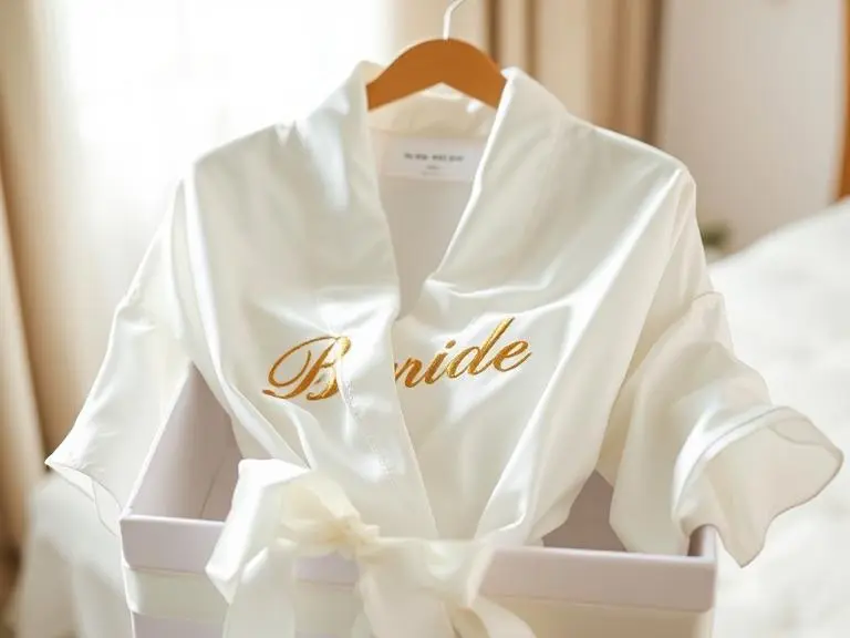 Personalized Bride Satin Robe