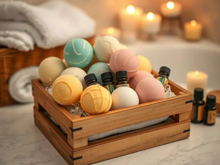 Luxury Bath Bomb and Essential Oil Gift Set