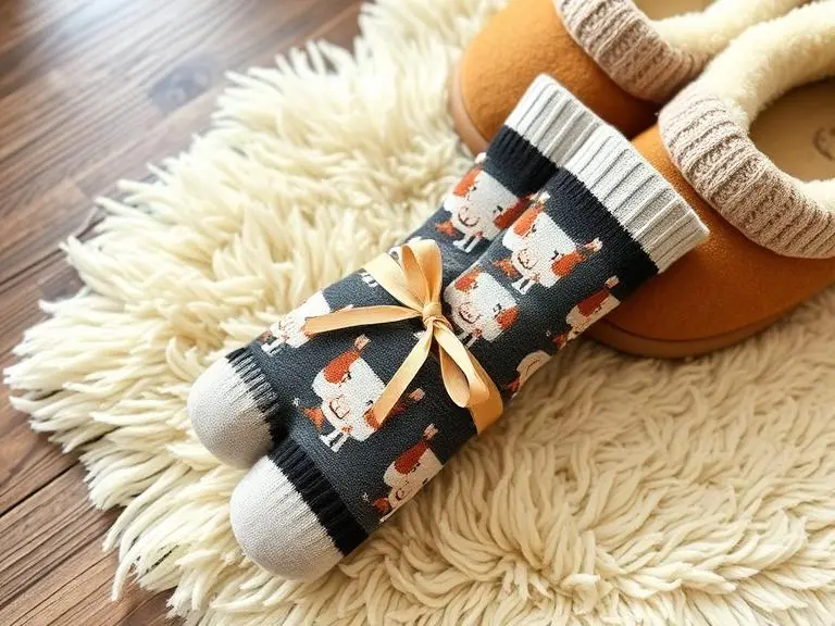 Funny Highland Cow Pattern Cozy Socks