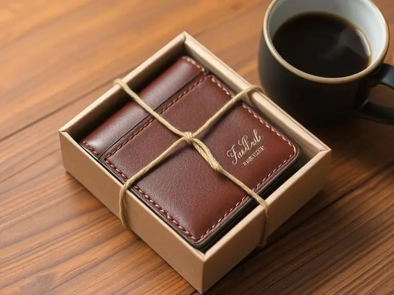 Personalized Leather Wallet Gift