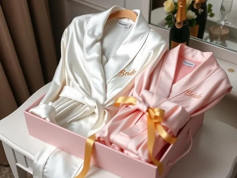 Personalized Satin Bride Bridesmaid Robes