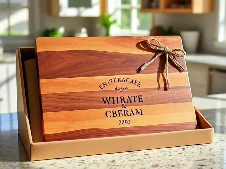 Custom Engraved Wooden Cutting Board