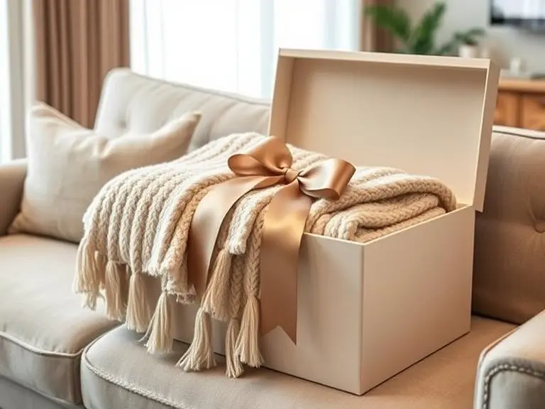 Soft Knit Decorative Throw Blanket