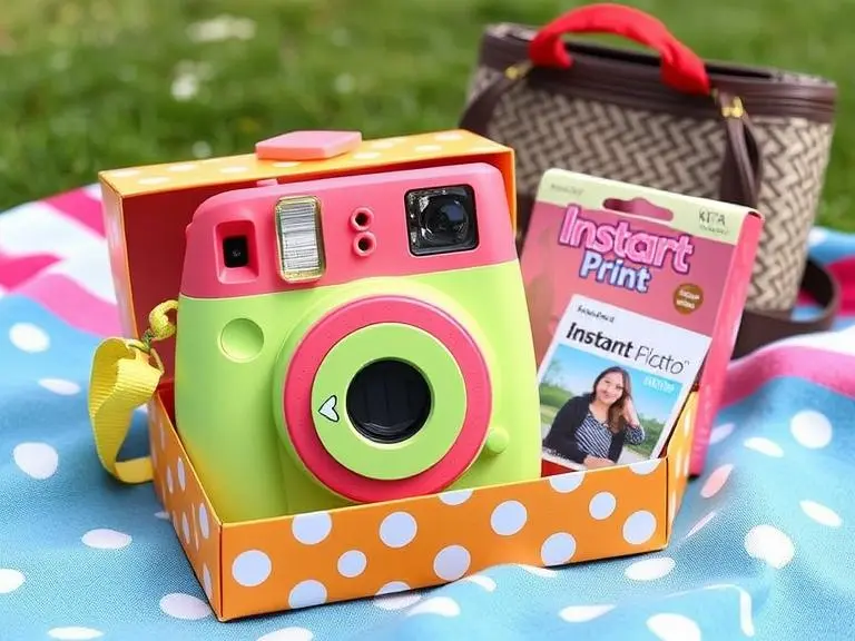 Mini Instant Print Camera for Kids