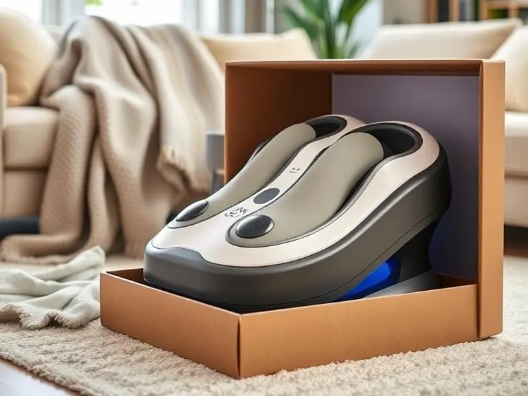 Electric Foot Massager with Heat and Shiatsu