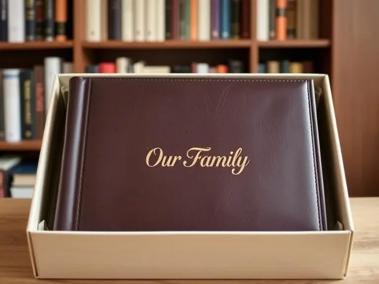 Custom Engraved Family Photo Album