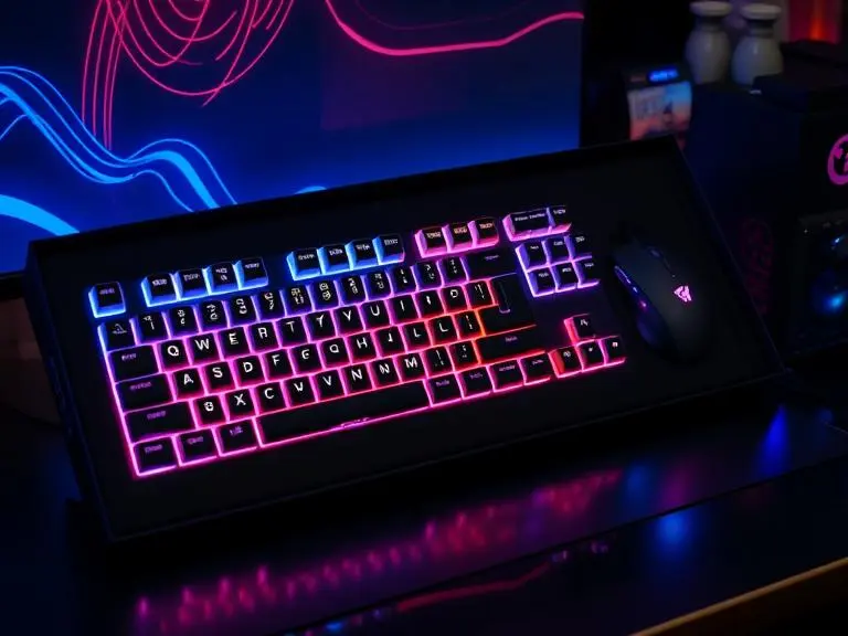 RGB Gaming Keyboard and Mouse Combo