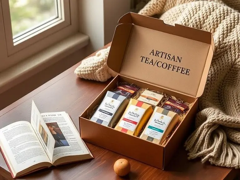 Subscription box of unique teas or coffees