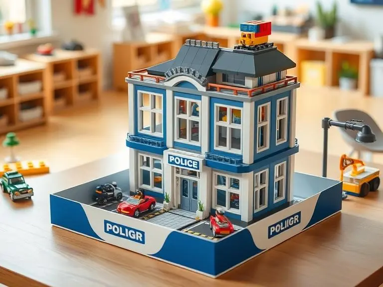 Building blocks city police station