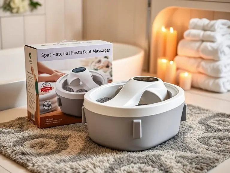 Foot spa massager with heat
