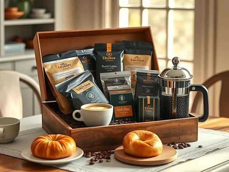 Gourmet coffee bean selection gift set