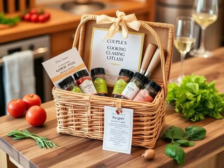 Couple's cooking class experience kit