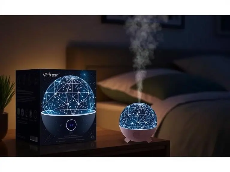 Constellation projection lamp humidifier