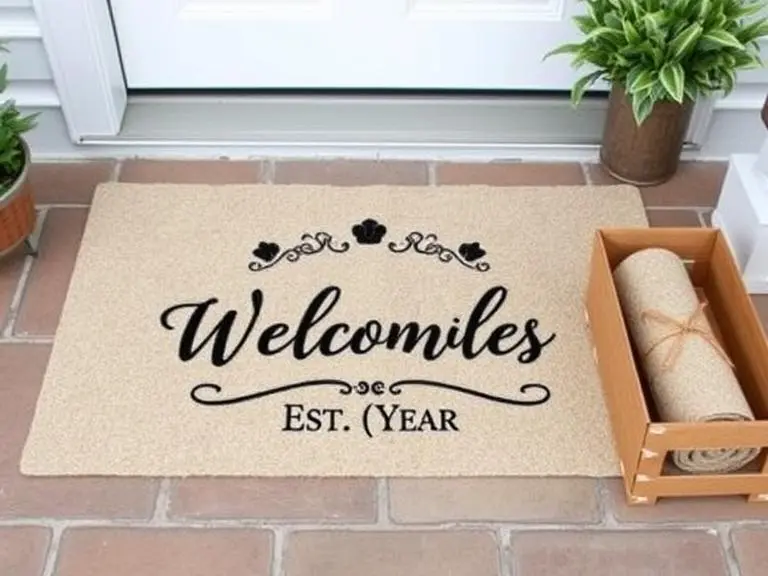 Custom Couple's Name Home Doormat
