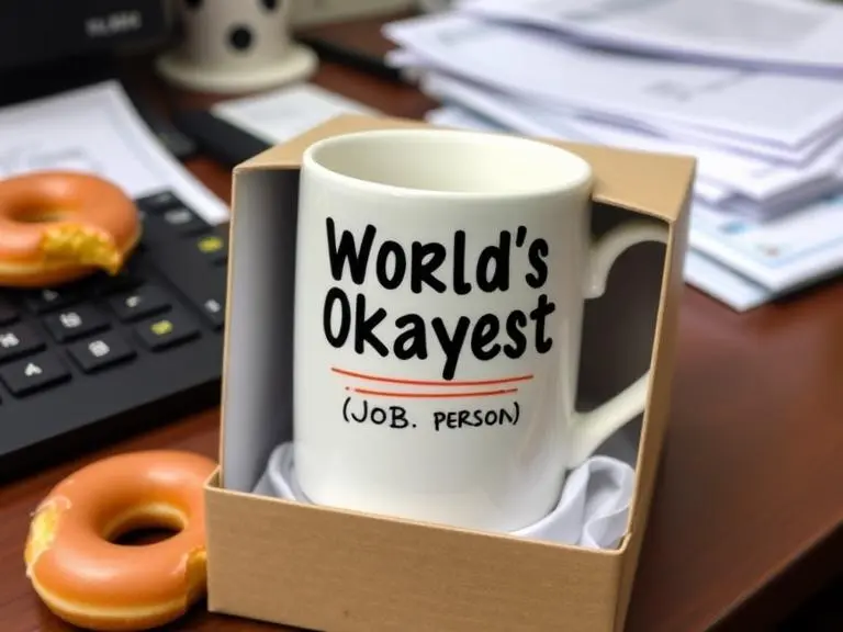 Personalized 'World's Okayest' Coffee Mug