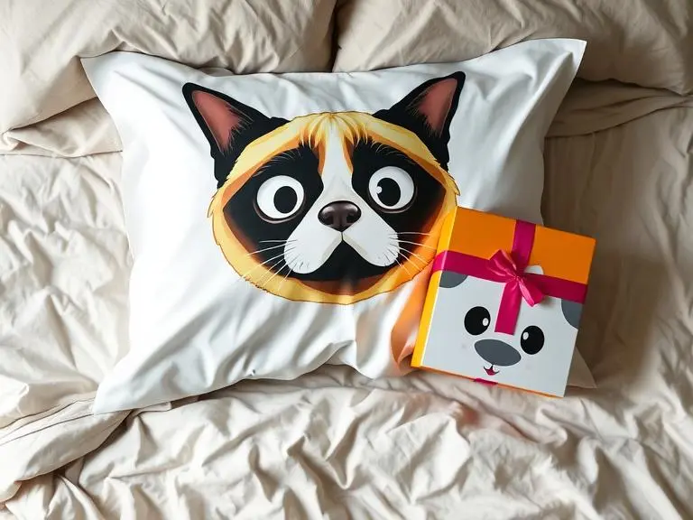 Big Face Animal Print Pillow Case