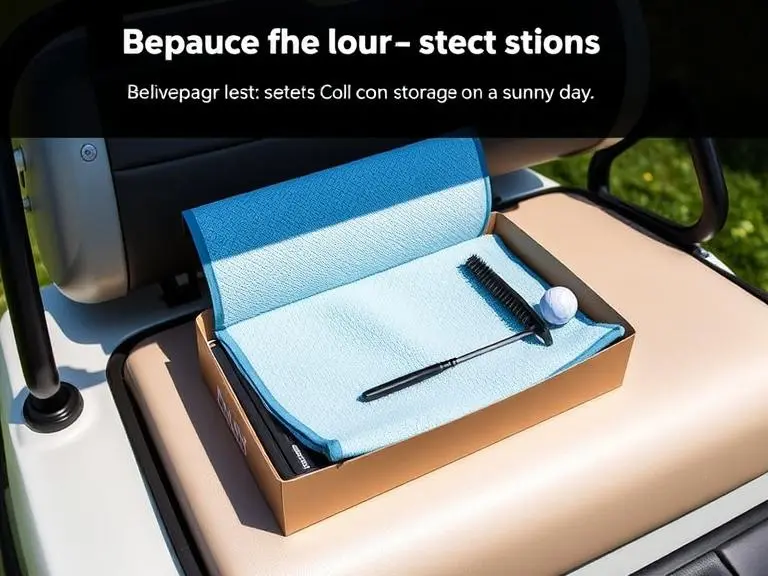 Cooling Golf Towel and Brush Set