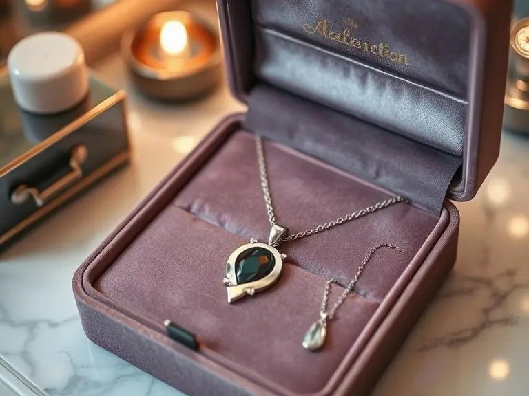 Designer Steel Statement Necklace