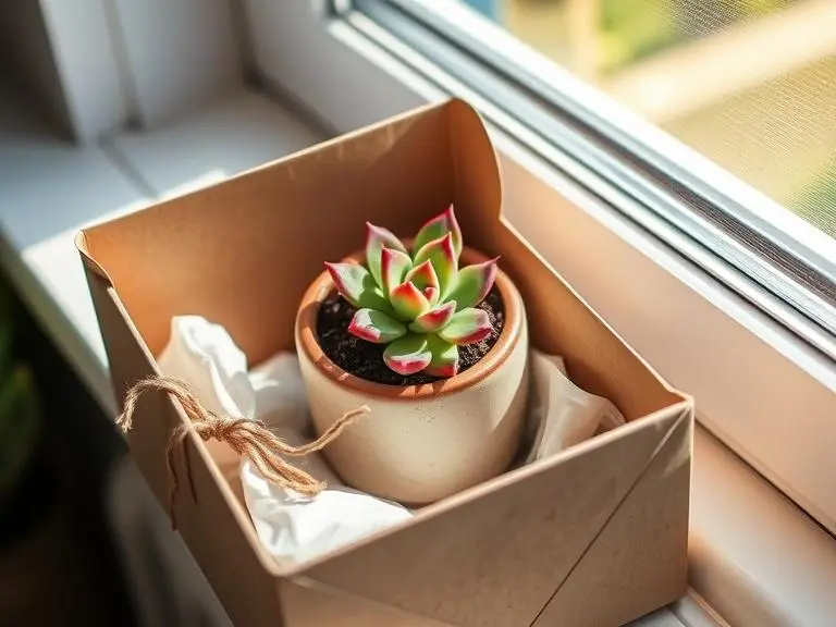 Mini Succulent Pot with Plant