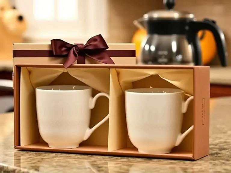 Porcelain Coffee Mugs Set